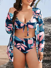 Plus Size Three Piece Bikini Bottom Sexy Swimsuit